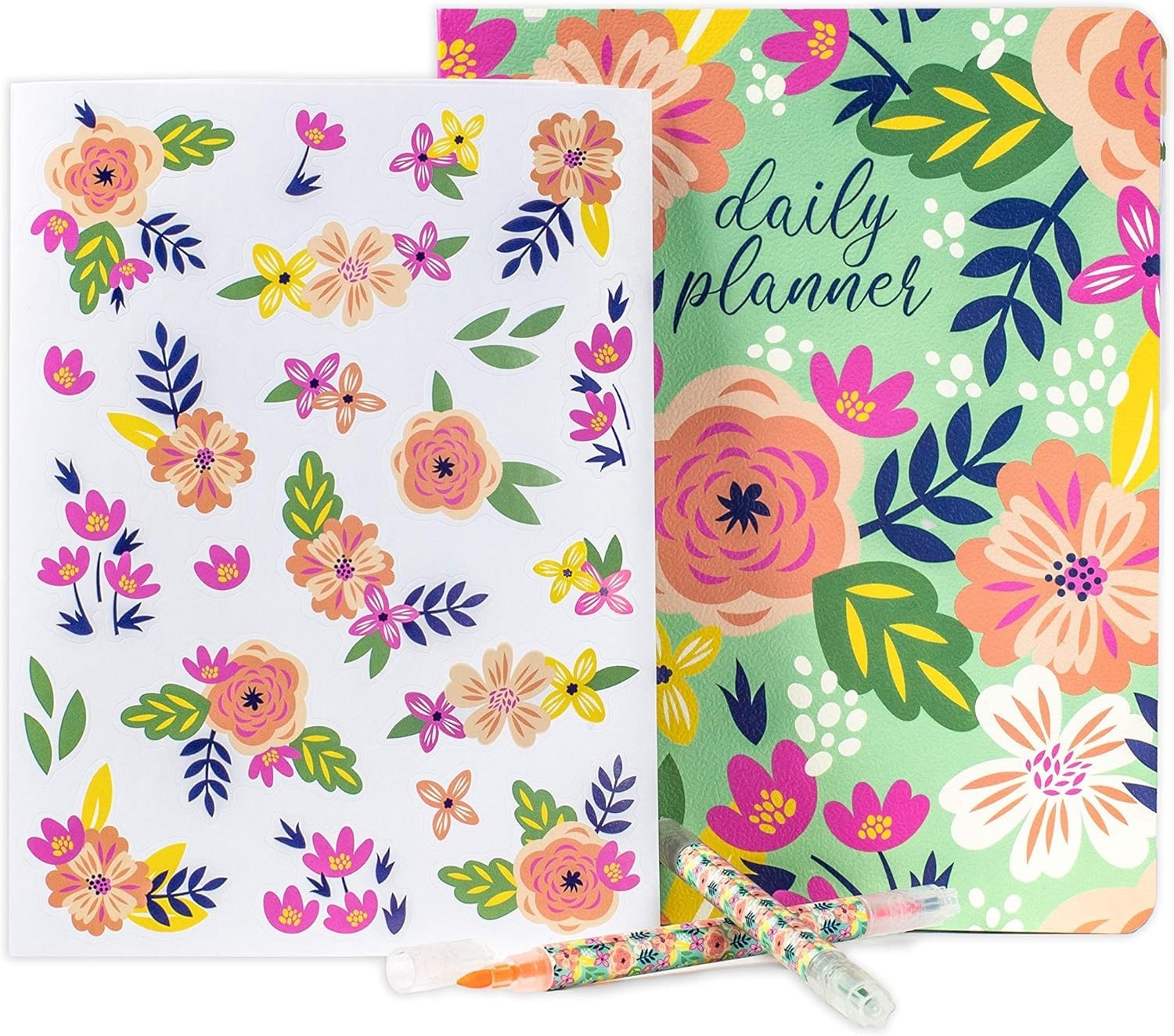 Set Pastel Colors Planner Journal Study