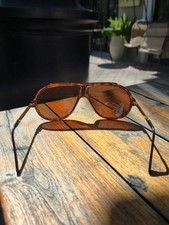 Carrera 5512 Brown/Gold Vintage, Miami Vice Sunglasses, Made in Austria 1984