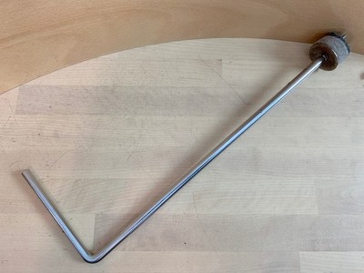 ROGERS 60s Vtg Fixed CYMBAL L-ARM Mount Holder 15-Inch Swivomatic Cleveland Ohio