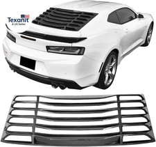 Rear Window Louver Compatible with 2016-2024 Chevy Camaro Coupe 2-Door, IKON Sty