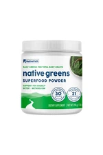 NativePath Native Greens, Organic Super Greens Powder, Gut Health, 30 Servings