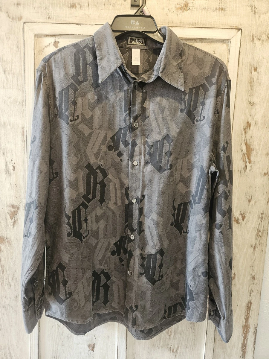 Versace Long Sleeve Black Shirts for Men for sale | eBay
