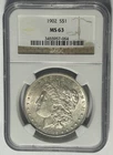 1902 MORGAN NGC MS 63