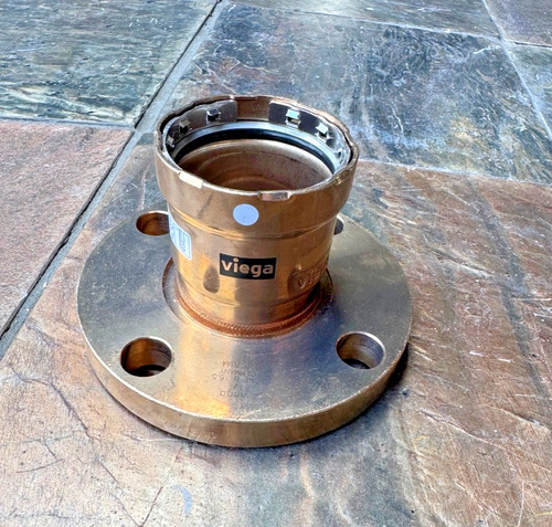 Viega 7841 UC 2" ProPress x ASME B16.5 Copper Flange Adapter Germany