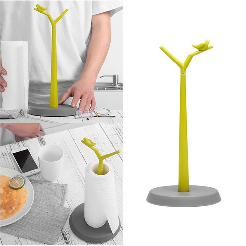 Paper Roll Rack Creative Beautiful Tissue Holder for Home Store Hotel (Green - Afbeelding 1 van 11