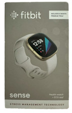 Fitbit Sense Advanced Health  Fitness Heart Rate Monitor Smartwatch Soft Gold