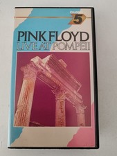 VHS Musica) PINK FLOYD LIVE AT POMPEII (1986) Channel 5 Gilmour Waters CFV 05182