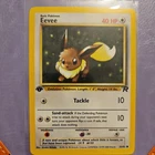 Eevee 55/82 Team Rocket 1st Edition NM Pokémon TCG