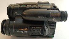 Sony Handycam Video Hi8 CCD-TR81 Camcorder UNTESTED AS IS NO Battery/Charger