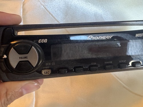 Pioneer DEH-23 Car Stereo Replacement Faceplate Black MOSFET 50Wx4