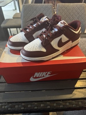 Nike Dunk Low Retro White/Redwood GYM Red OVP Neu Gr. 44 5 Neu