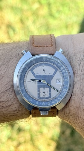 1973 Bulova Parking Meter Cal. 12 Automatic Chronograph Watch ...