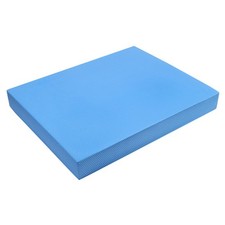 (Azure Blue)TPE Balance Training Foam Pad Flat Support Soft Cushion High HG