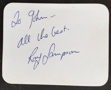 Roy Sampson (born 1944) SIGNED actor, Morecambe & Wise, Ripping Yarns, The Crown