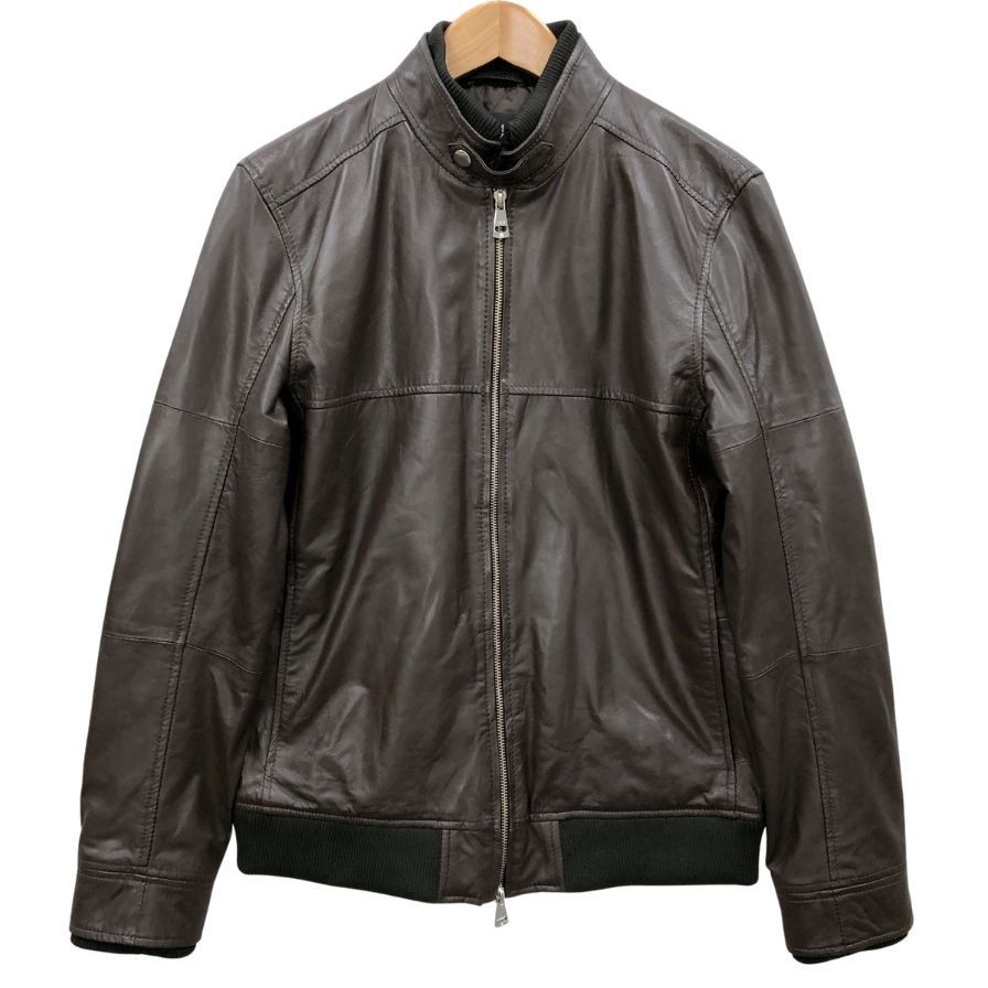 AKM Rider's Jacket - Brown Sheepskin Quilted Leather Men's Size L