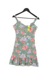 Lipstick A-Line Midi Dress S in Green