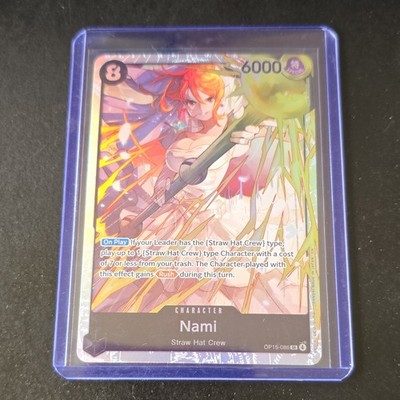 One Piece CCG Nami OP15-086 SR Special Character 6000 Power