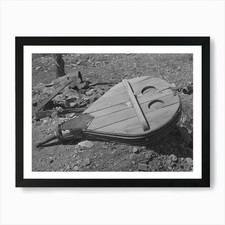 Old Bellows Found Near An Abandoned Framed Wall Art Poster Canvas Print Picture