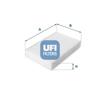 Innenraumfilter UFI 53.223.00 Partikelfilter FüR Renault Nissan Fluence Dci L30A