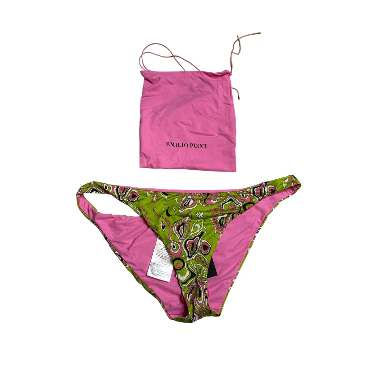 Emilio Pucci Abstract Print Bikini Bottoms SZ 48 | eBay