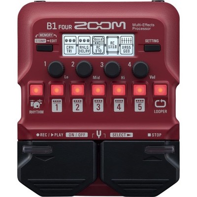 ZOOM Zoom Base Multi Effector Red B1 Four