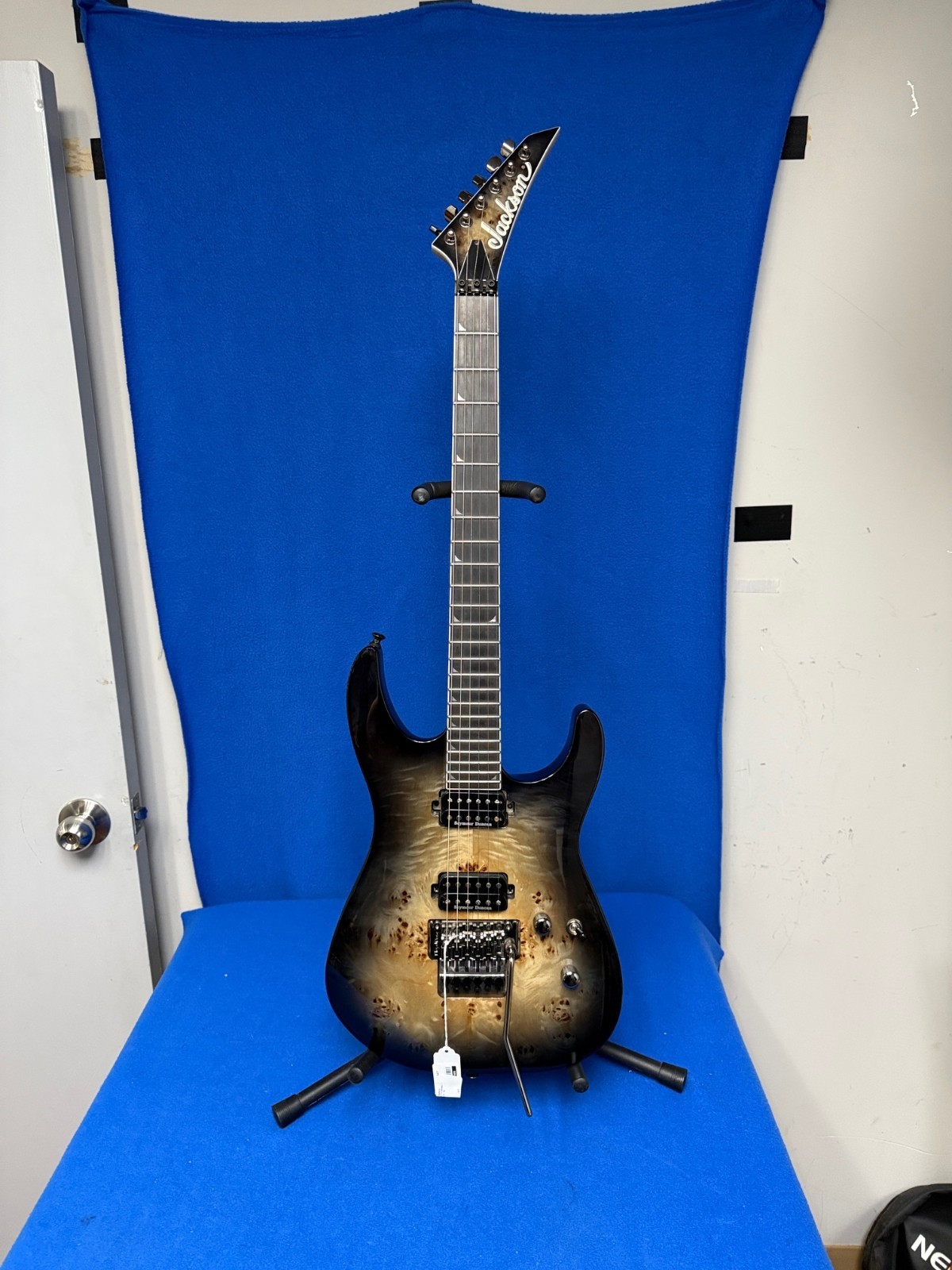 Jackson SL2P Pro MAH Electric Guitar Transparent Black Floyd Rose