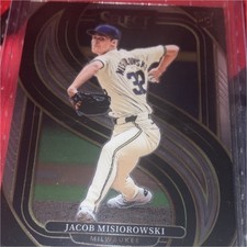 Panini 2025 Select Jacob Misiorowski #123 Rookie Premier Level Milwaukee Brewers