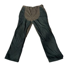 LL Bean Pants Mens 36x31 Green Upland Briar Field Double Front Brush Guard Hunt