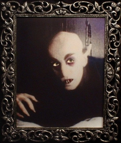 Haunted Spooky Nosferatu Photo "Eyes Follow You" Dracula