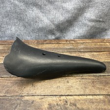 Vintage Kashimax NJS Saddle Seat Keirin Track BMX Black Japan 80s PatP Bicycle