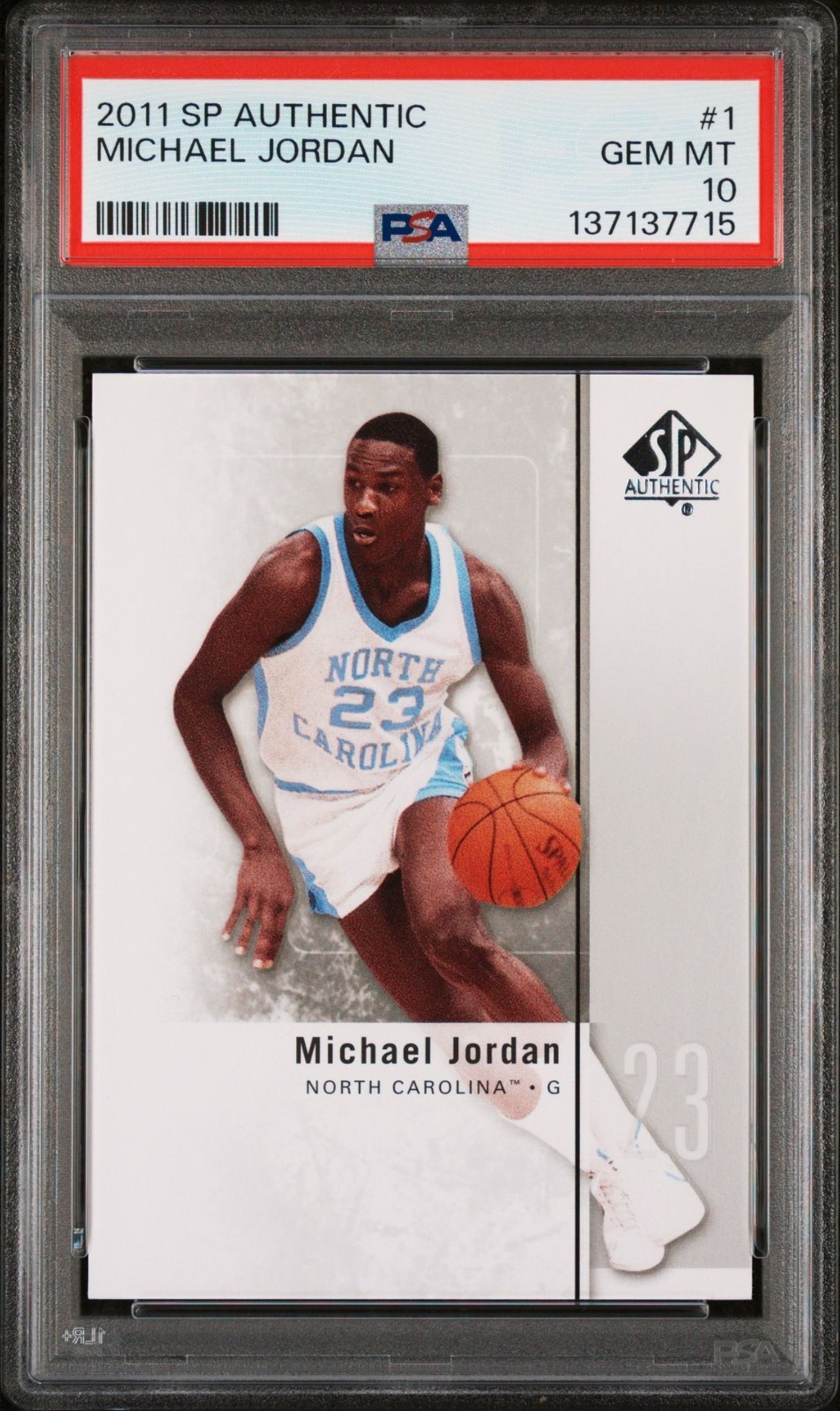 2011-12 SP Authentic #1 Michael Jordan PSA 10 GEM MINT
