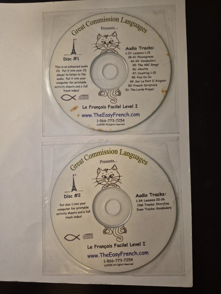 THE EASY FRENCH LEVEL I W/ 2 CDS HOMESCHOOL EDITION LE By Marie Filion - Image 4 of 4