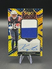 2025 Panini Select KYLE WILLIAMS RC Jumbo Signature Swatches Gold Patch Auto /10