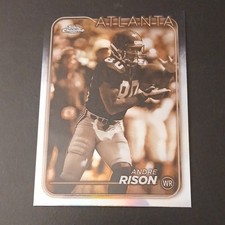 2024 Topps Chrome Andre Rison #3 Atlanta Falcons sepia refractor 
