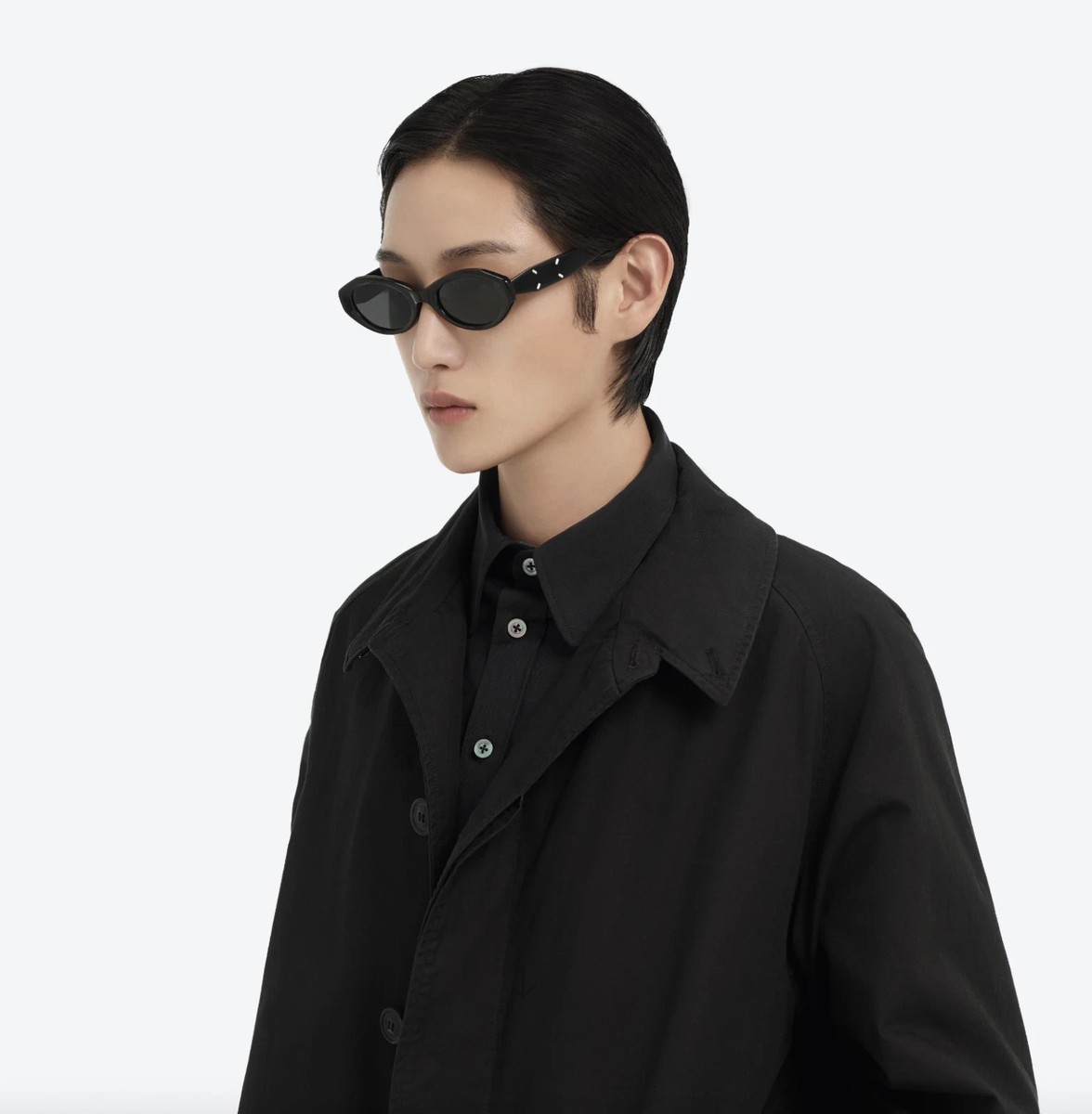 Gentle Monster x Maison Margiela MM204 Black Gray Sunglasses