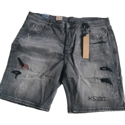 Ksubi Herren Designer Jeans Kurz W40 Baggy Jeans Kurz 
