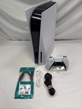 Sony PlayStation 5 PS5 Disc Blu-Ray Edition Game Console - White.