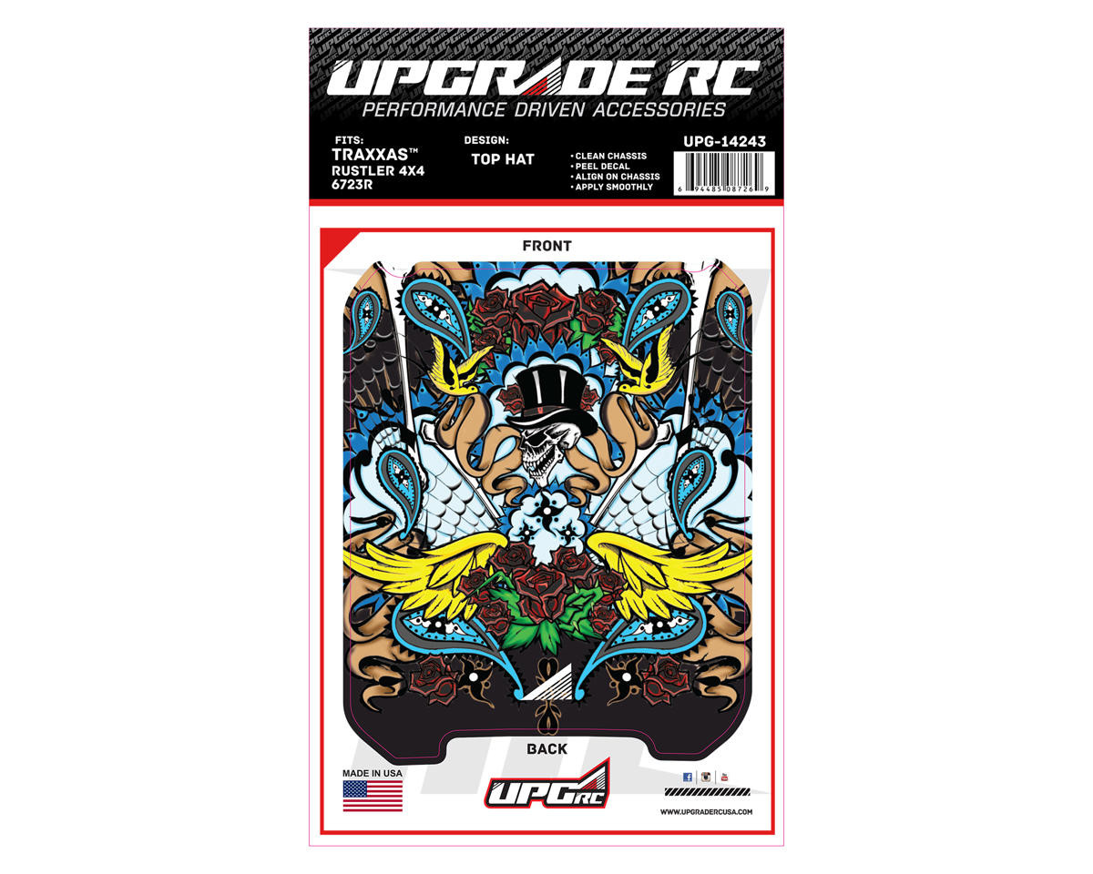 UpGrade RC Chassis Protector for Traxxas® Rustler® 4x4 (TopHat) (1) [UPG-14243]