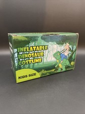 Children  s Inflatable Dinosaur Costume Riding On Back, Green. NIB. Free Ship 
