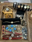 Disney Vintage Costume Jewelry Mixed Lot Wristwatch Bracelet Necklace Multicolor