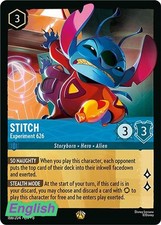 Lorcana TCG- Stitch - Experiment 626 8 - 166/204 Reign of Jafar NM Legendary