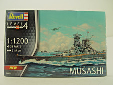 Musashi Kriegsschiff - Revell Schiff Bausatz 1:1200 - 06822 #E