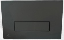 Ideal Standard Oleas M2 Mechanical Dual Flush Toilet Plate – Black