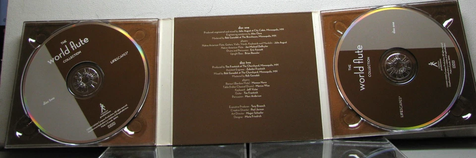 2 CD's--- THE WORLD FLUTE COLLECTION  (Lifescapes)... NATIVE AMERICAN - Image 3 of 3