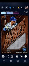 Topps Bunt '25 In The Name '25 Salvador Perez Wood Relic Super Rare DIGITAL