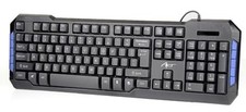 Multimedia Keyboard USB Qwertz German with 10 Special Keys for PC & Notebook
