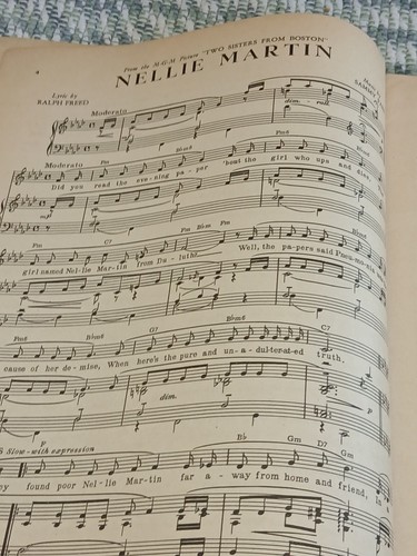 Album souvenir due sorelle di Boston canzoni 1946 libro - Foto 13 di 18