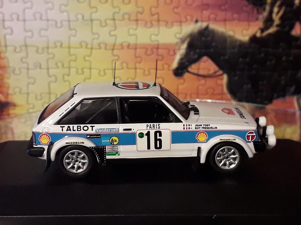 ixo rac037 talbot lotus sunbeam rally montecarlo 1981 G.FREQUELIN 1:43 - Immagine 3 di 4