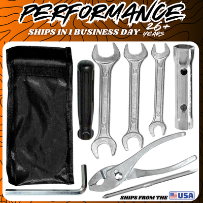 #ad UTV ATV Portable Tool Kit Pouch Bag Kawasaki Mule KDX Bayou 185 220 250 300 400 $19.94