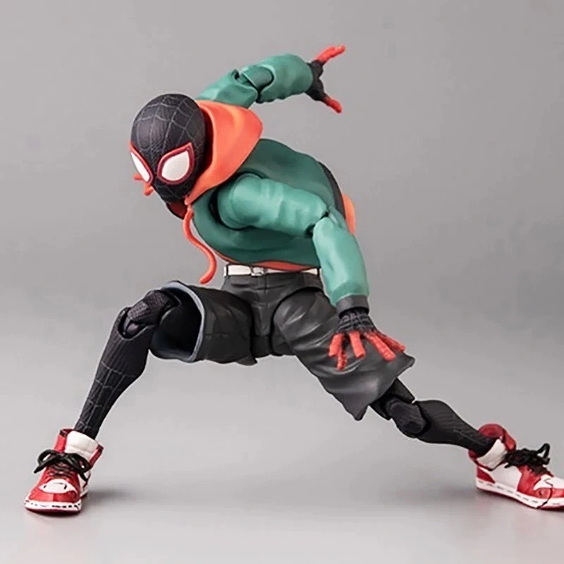 Action Figure Spiderman Miles Morales Collection Marvel Jordan Anime Videogame - Immagine 3 di 4